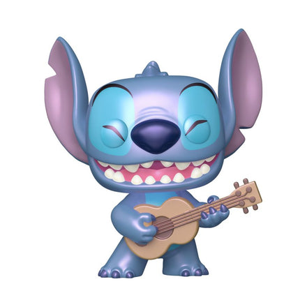 FUNKO POP  Disney: Lilo and Stitch - 1044 Stitch with Ukelele (Exclusive) 9cm
