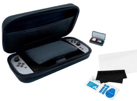 NACON Accessory kit, screen protector, game case for Switch 2, Blue