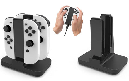 NACON Ricarica per 2 joycon e 1 controller Switch  2