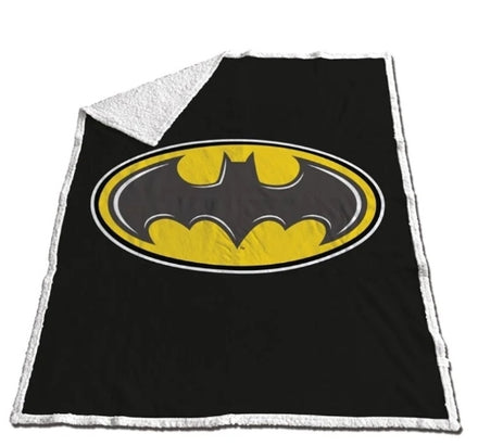AYMAX - DC Batman logo Sherpa blanket 130x170cm
