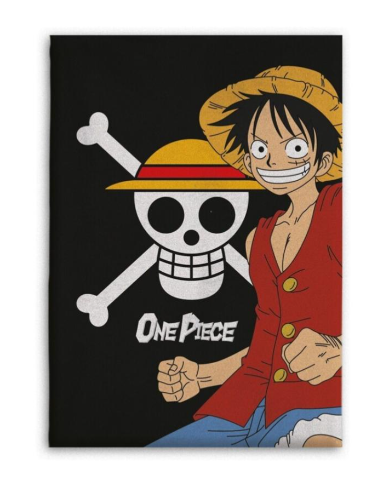 Aymax - One Piece - Coperta Di Flanella 110x150cm - Luffy