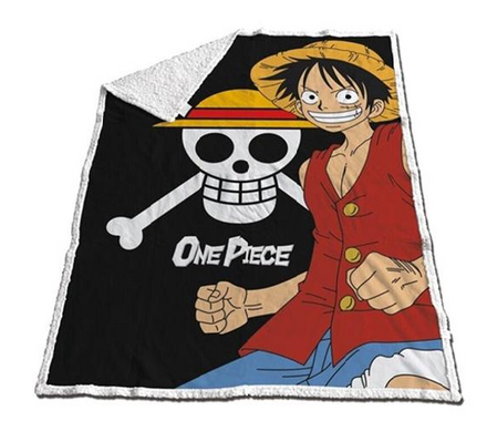 Aymax - One Piece - Sherpa Monkey D. Luffy 120x150 Cm