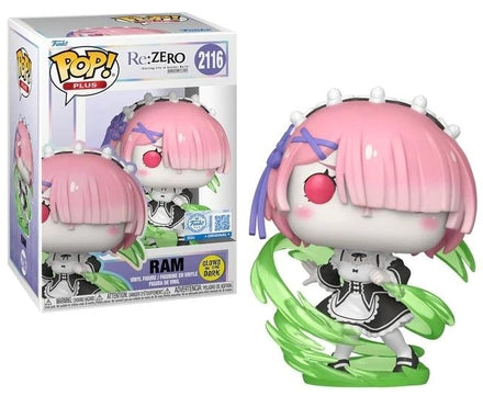 Funko Pop Plus Re: Zero - 2216 Ram (wind Magic) (exclusive) 9 Cm