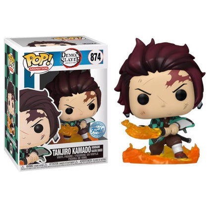 Funko Pop Demon Slayer - 874 Tanjiro Kamado (exclusivo) 9 cm