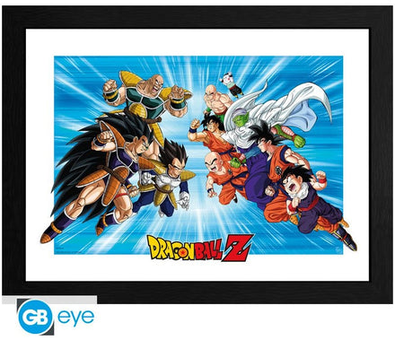 DRAGON BALL - Framed print DBZ/"Iconic scene" (30x40)