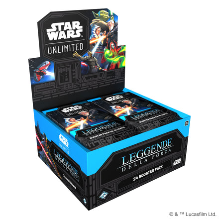 Asmodee - Star Wars Unlimited - Leggende della Forza: Booster Esp (display 24 sobres) Esp
