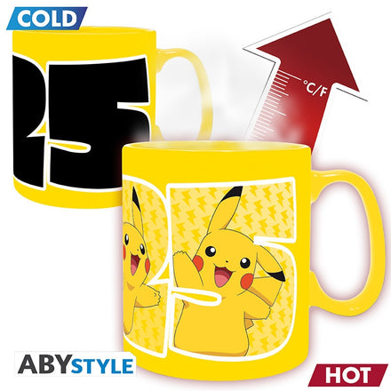 Pokémon - Heat Change Mug - 460 ml - Pikachu 25