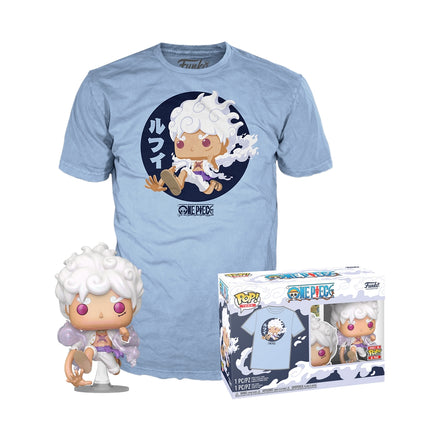 Set figura POP y camiseta One Piece Luffy Fifth Gear