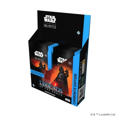 Asmodee - Star Wars Unlimited - Leggende Della Forza: Carbonite Booster (display 12 Buste) Eng