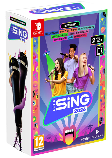 Let's Sing 2026 International Version [+ 2 Mics]