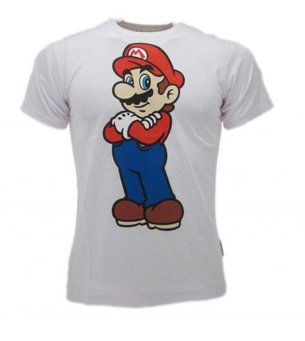 Nintendo Super Mario: Super Mario T - Shirt 12 - 13 Anni (bianca)