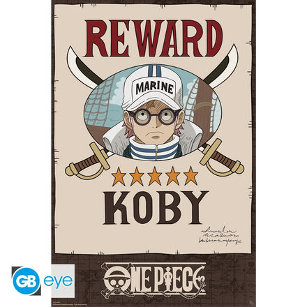 ONE PIECE - Póster Maxi 91,5x61 - Wanted Koby Cross Guild