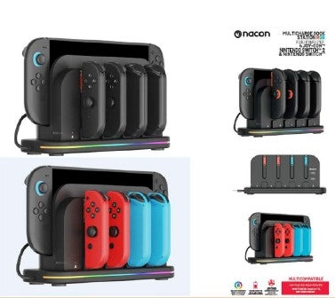 NACON Multicharg DockStation 4 JoyCon Switch 1 e 2