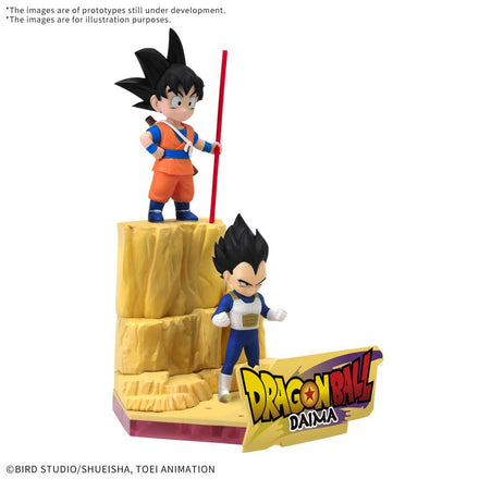 DRAGON BALL DAIMA SON GOKU & VEGETA MK Model Kit Bandai Model Kit Gunpla