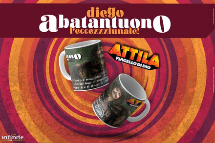 Diego Abatantuono Attila Tazza Tazza Infinite Statua