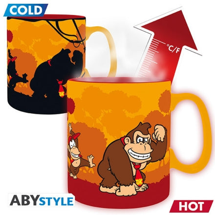 Donkey Kong - Tazza Heat Change - 460 Ml - Donkey Kong