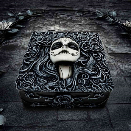 FLOR DE MUERTE TRINKET BOX Accessori Nemesis Now