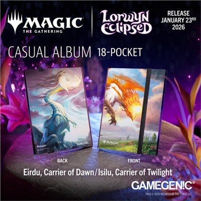 GAMEGENIC Magic: The Gathering - Lorwyn Eclipsed - 18-Pocket Album - Eirdu/Isilu