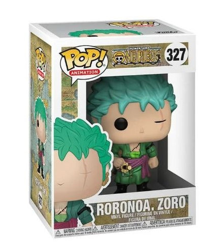 Funko Pop One Piece - 327 Roronoa Zoro 9 Cm (damaged Box)