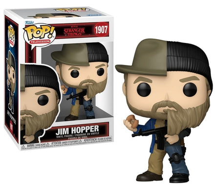 Stranger Things Pop! Tv Vinile Figures Jim Hopper Splt 9 Cm Funko