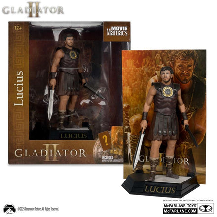 112052 - Movie Maniacs Lucius Gladiator 2 6" Posed Figure