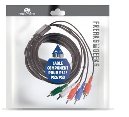 Cavo Video Componente Per Ps1/ps2/ps3 (in F&g Bag + Label)