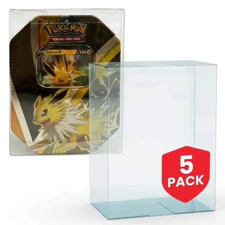Evoretro - Caja de metal protectora para mascotas Pokemon 5pz