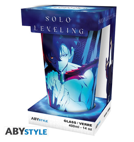 SOLO LEVELING - Vaso grande premium - 400 ml - Caja Sung Jinwoo
