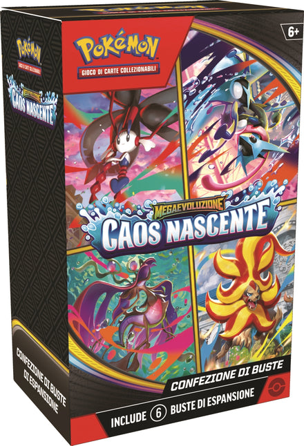 Pokémon TCG Mega Evolution: Roaring Skies - 6 Booster Pack Bundle (ITA)