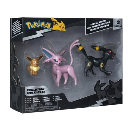 JAZWARES Select Evolution: Pokemon - Multipack (Eevee, Umbreon, Espeon) 3pcs