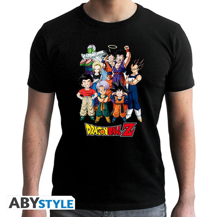 DRAGON BALL - Tshirt "DBZ/ Goku's group SEE TEX816*Small - Men's T-shirts