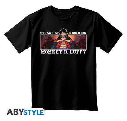 ONE PIECE - Unisex T-shirt black - Monkey D. Luffy - Medium - Unisex T-shirts