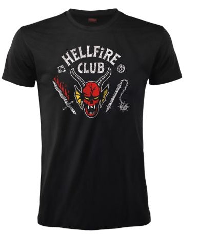 Stranger Things T-Shirt - HFC Hellfire Club L