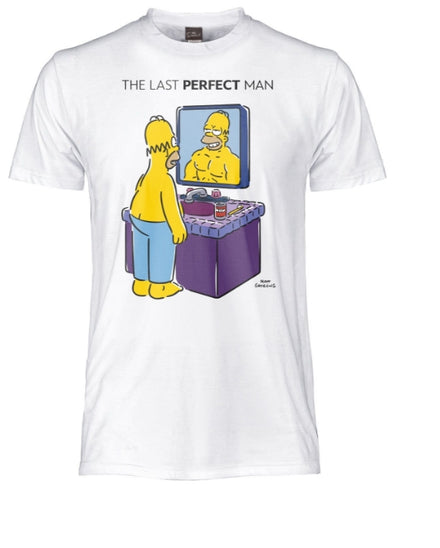 Simpsons T-Shirt - Last Perfect Man M