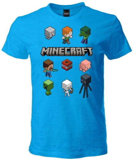 Camiseta Minecraft - Block Mobs 9-11