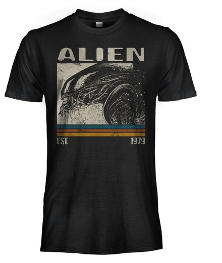 Alien T-Shirt - Retro L