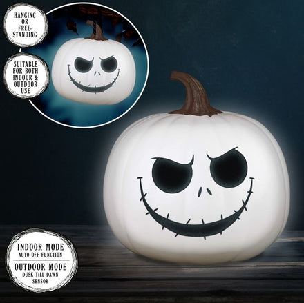 Linterna de calabaza de Jack Skellington con luz de Pesadilla antes de Navidad 20 cm
