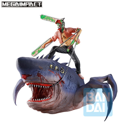 Chainsaw Man The Movie: Chainsaw Man & Beam Ichibansho Figure 23cm