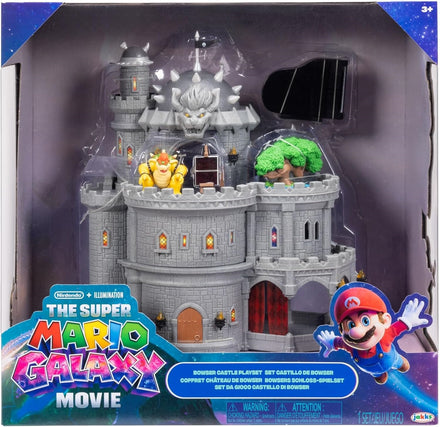 Jakks Pacific Super Mario Galaxy Bowser Deluxe Playset Castillo (caja dañada)