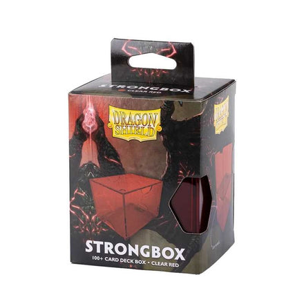 DRAGON SHIELD Strongbox - Rojo Transparente