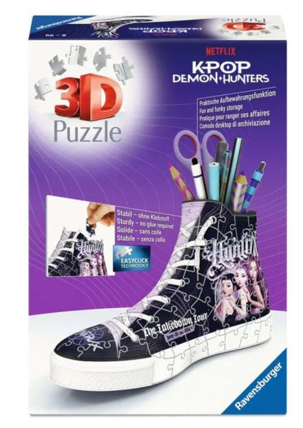Puzzle 3D de zapatilla KPop Demon Hunters de 72 piezas