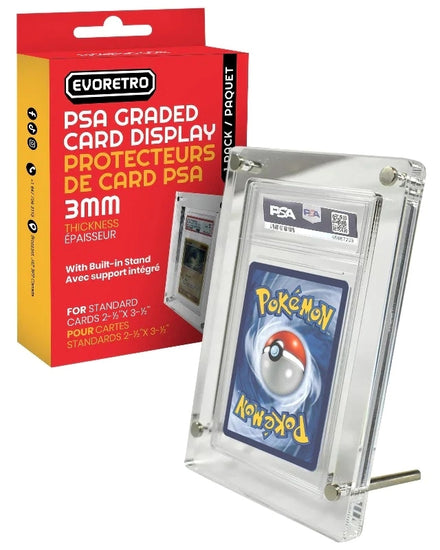 Evoretro Acrylic Card Display Stand For PSA Graded Cards 3mm Evoretro
