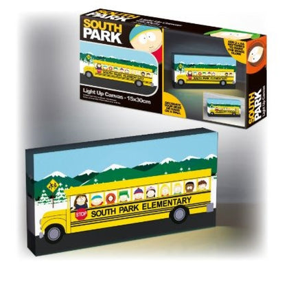 CUADRO LUMINOSO DE LIENZO PYRAMID SOUTH PARK (AUTOBÚS ESCOLAR)