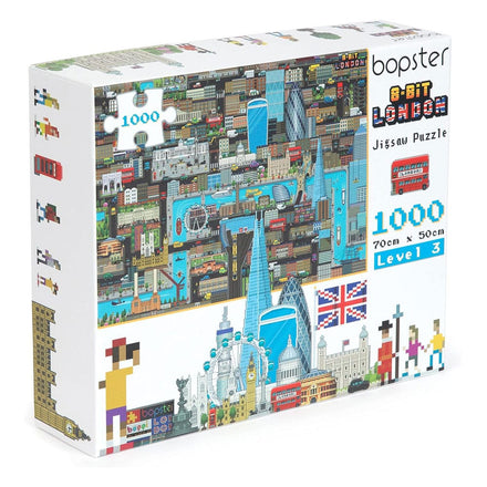 8 - Bit Pixel Puzzle London Nivel 3 1000 Piezas Bopster