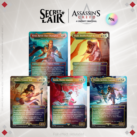 MTG Secret Lair X Assassin's Creed: Leyendas Letales - Edición Rainbow Foil (ENG)