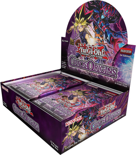 Yu-Gi-Oh! - Chaos Origins - Pantalla de 24 sobres - 1ª Edición - ENG