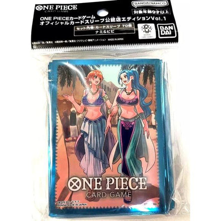 Nami & Vivi Official Sleeve One Piece Card Game (70 Sleeves)