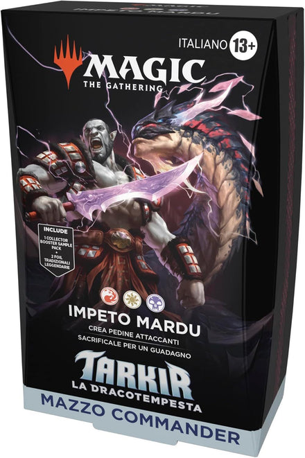 Magic the Gathering - Tarkir La Dracotempesta - Mazzo Commander Impeto Mardu ITA