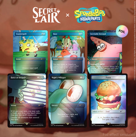 SECRET LAIR X BOB ESPONJA: EDICIÓN FOIL DE LA SENSACIÓN DE INTERNET (EN)