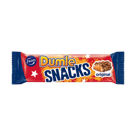 Dumle Snack Bar – arroz inflado, caramelo y chocolate (40 g)